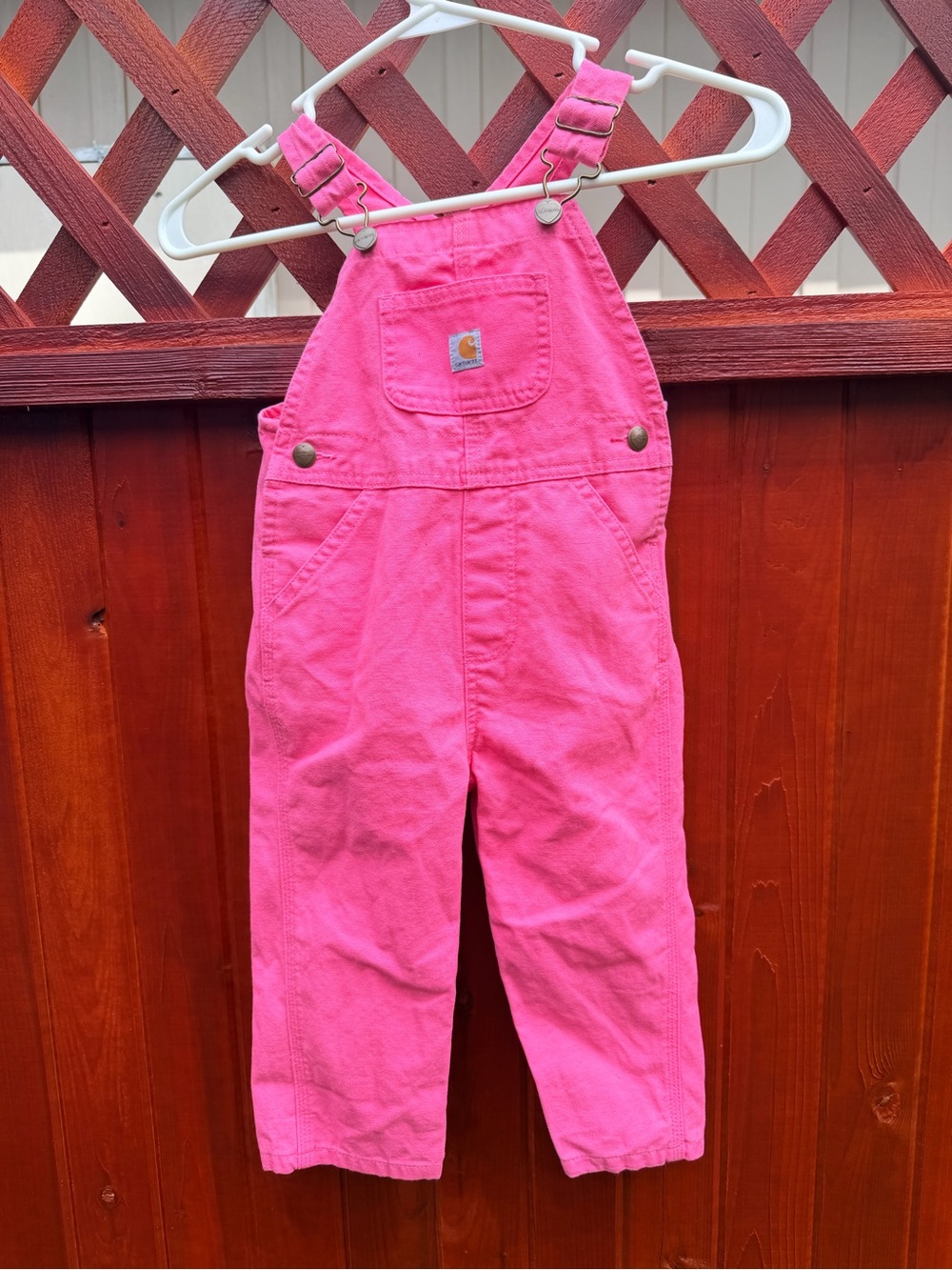 Carhartt Hot Pink Overalls Size 2T